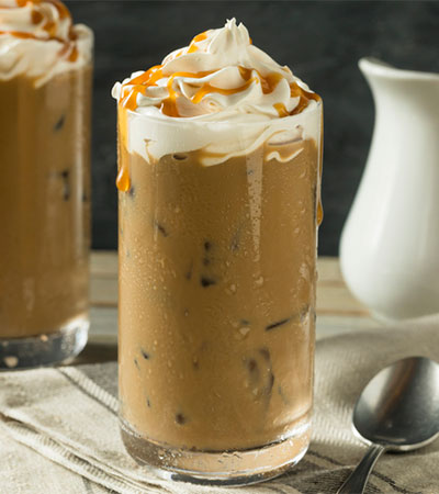 Salted Caramel Iced Coffee